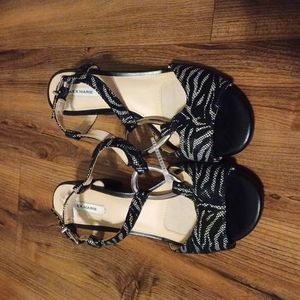 Alex Marie zebra print heels size 6